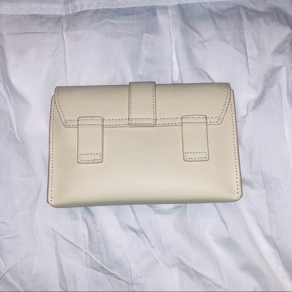 Cream Faux Leather Belt, Sling, Crossbody Bag - Picture 3 of 12